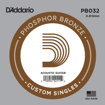 AKUSTİK TEK TEL, PHOSPHOR BRONZE WOUND, (RE)