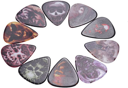 Alice Ap-10R1 Tek Taraf Baskılı Renkli Gitar Penası