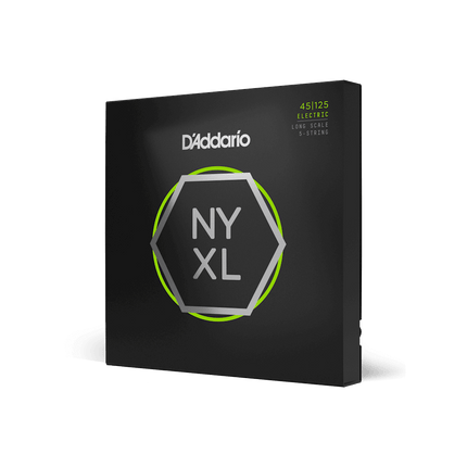 DADDARIO NYXL45125 BASS GİTAR TEL SETİ, NYXL SERİSİ, LONG SCALE, 5 TELLİ