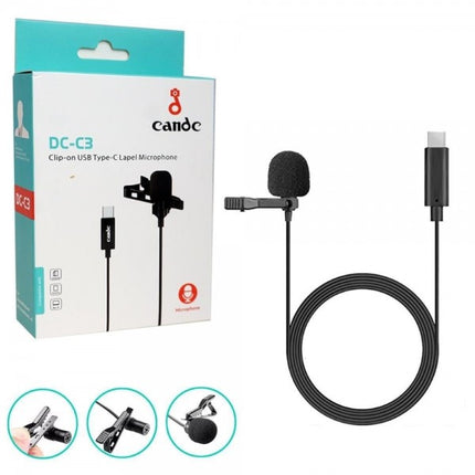 Cande Dc-C3 Youtuber Lapel Microphone