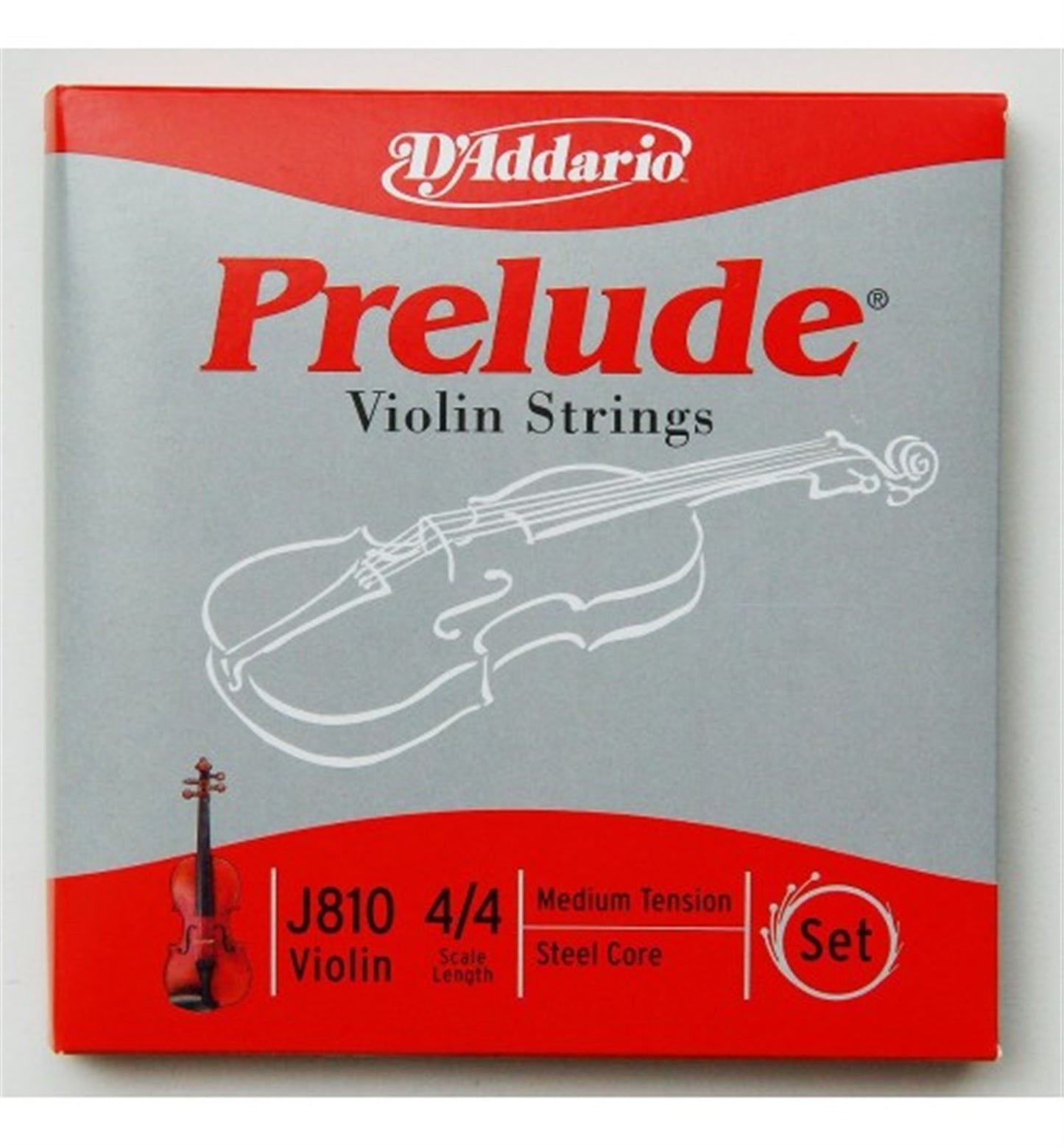 D'addario Prelude Set Keman Teli J810
