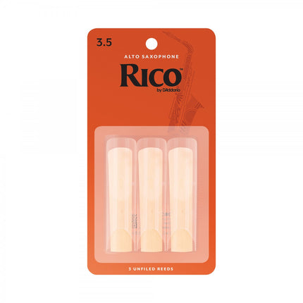 D'Addario Woodwinds Rico RJA0335 Alto Saxophone Reed (3 Piece) No:3.5