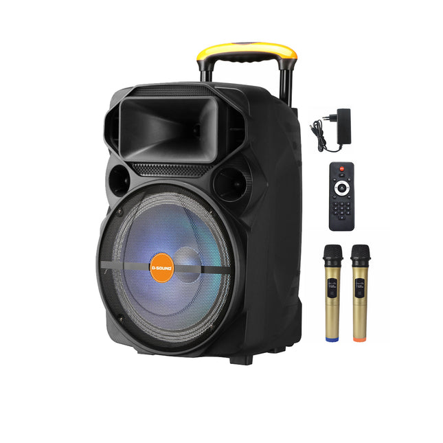 D-Sound Xp-15Pa 15 Portable Rechargeable Speaker