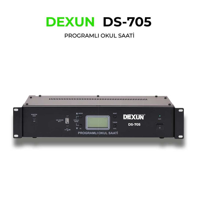 Dexun DS-705 Pro Rack Type School Bell Clock