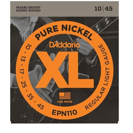 DADDARIO EPN110 ELEKTRO GİTAR TEL SETİ, XL, PURE NICKEL, 10-45, REGULAR LIGHT