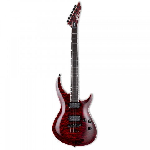 ESP LTD H-3 1000 QM See Thru Black Cherry Elektro Gitar