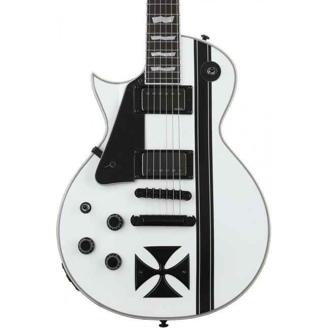 ESP LTD James Hetfield Signature Iron Cross Snow White Solak Elektro Gitar