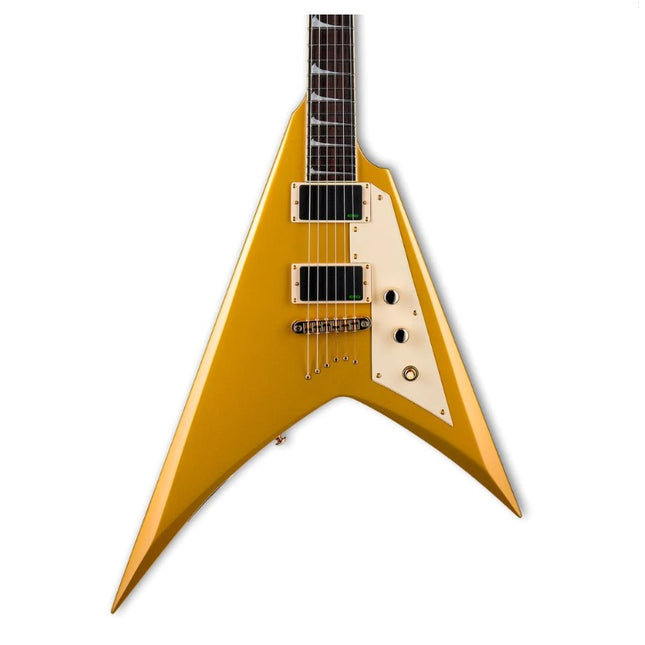 Esp Ltd Kirk Hammett Signature KH-V Metalik Gold Elektro Gitar