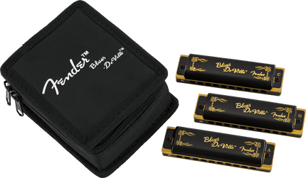Fender Blues DeVille 3 Adet Çantalı C G A Mızıka Seti