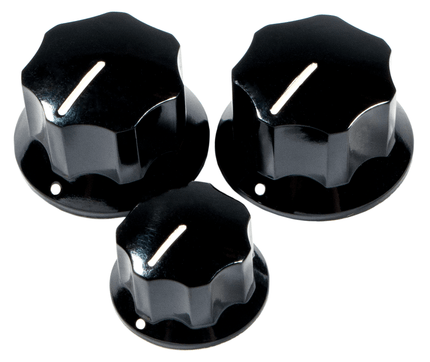 Fender Pure Vintage 60s Jazz Bass 3 Black Control Knob