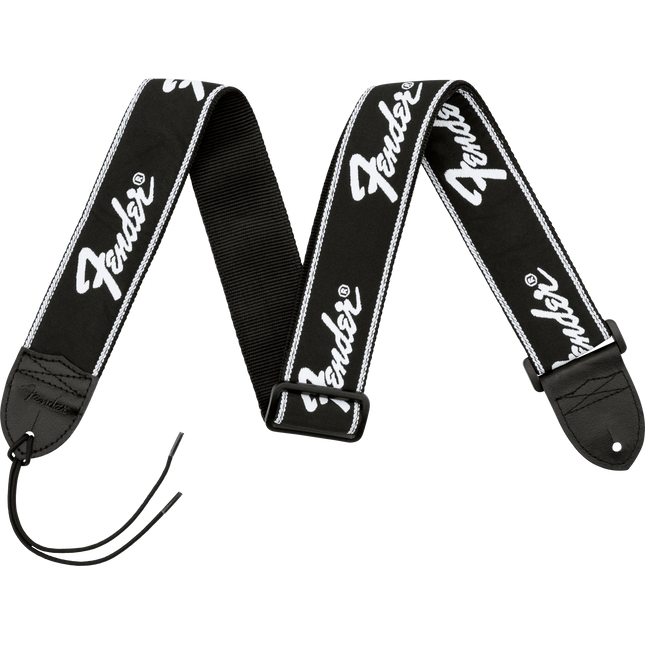 Fender Running Logo Siyah/Beyaz Logo Gitar Askısı