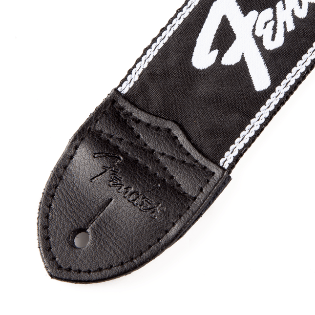 Fender Running Logo Siyah/Beyaz Logo Gitar Askısı