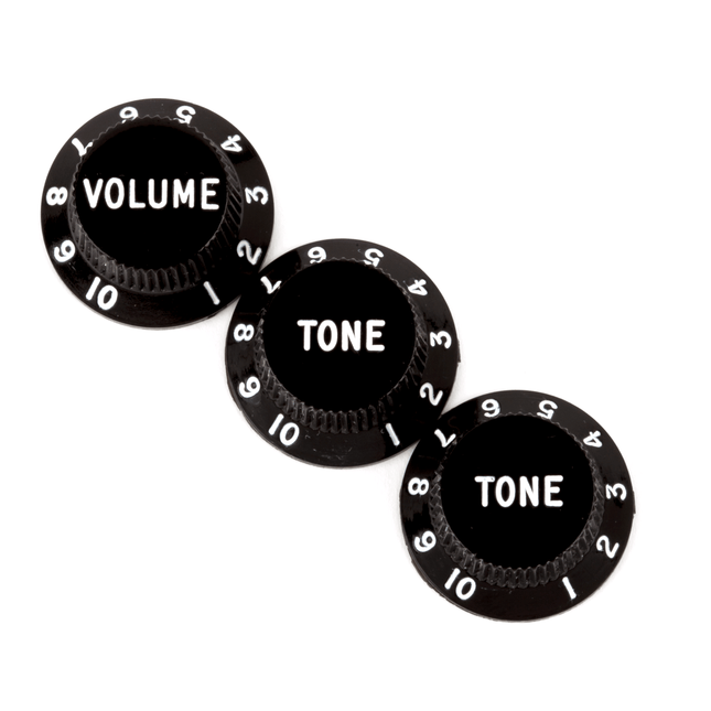 Fender Stratocaster White Volume Tone Tone 3 Kontrol Düğmesi