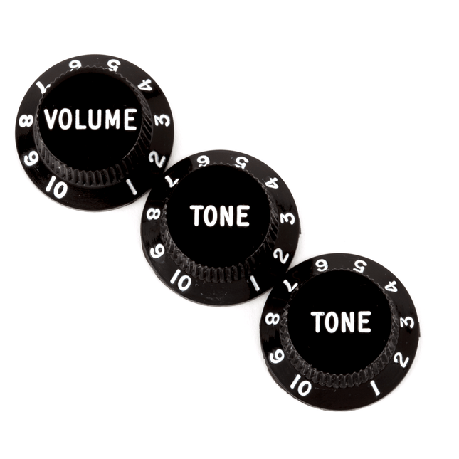 Fender Stratocaster White Volume Tone Tone 3 Kontrol Düğmesi