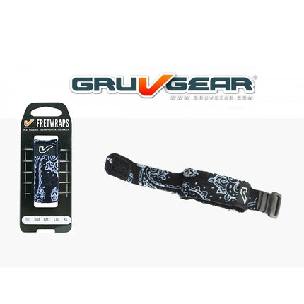 Gruv Gear FretWrap - Black Bandana - Medium