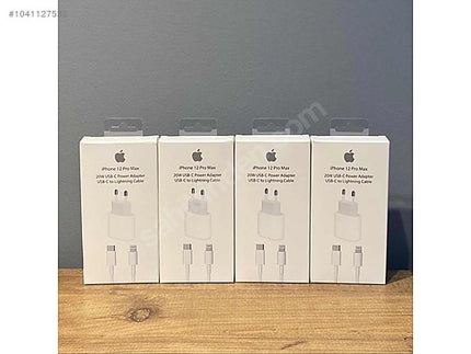 iPhone 13 Pro Max Hızlı Şarj Aleti Seti 20W Usbc
