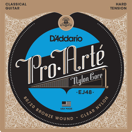 DADDARIO EJ48 PRO-ARTE KLASİK GİTAR TEL SETİ, 80/20 BRONZE, HARD TENSION