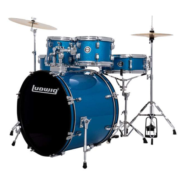 Ludwig Accent Fuse Blue Sparkle Akustik Davul Seti