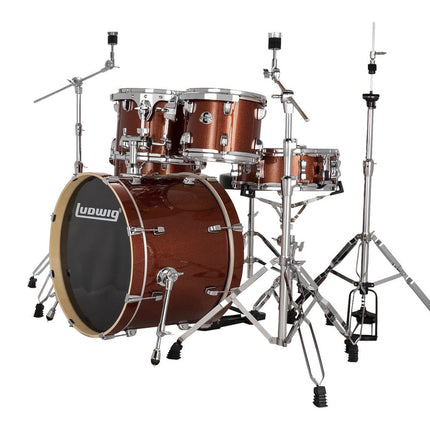 Ludwig Element Evolution LE520024 5 PC 20" Copper Sparkle Davul Seti