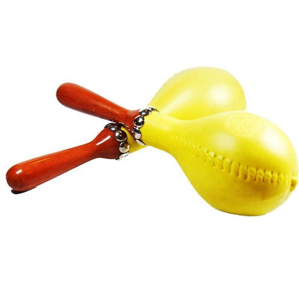 Maracas Plastic Wooden Handle Dadi - MA2YL