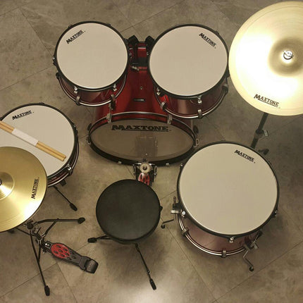 DAVUL SET 5 PCS SİYAH + ZİL + TABURE