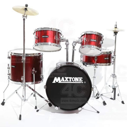 JUNIOR DAVUL SET 5 PCS METALİK KIRMIZI +