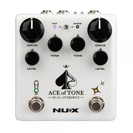 Nux Ace Of Tone Dual Overdrive Pedal 