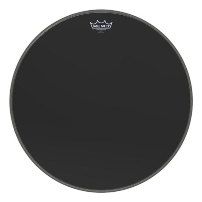 REMO ES-1022-00 22 inç AMBASSADOR® EBONY Bas Davul Derisi