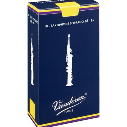 Vandoren Blue Box 2.5 Size Soprano Saxophone Reed SR2025
