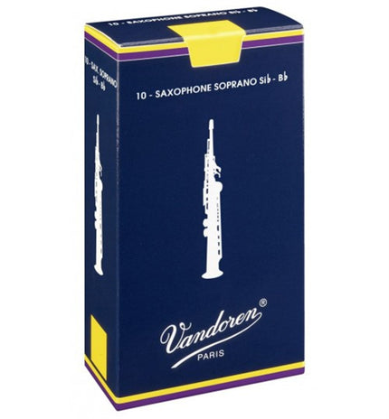 Vandoren Blue Box 2.5 Size Soprano Saxophone Reed SR2025