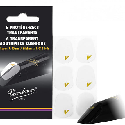Vandoren VMC6+ Transparent Burner Mouthpiece (6 pieces) 0.35MM