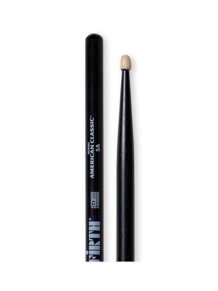BAGET (ÇİFT) 5A WOOD BLACK, HICKORY, 0.565"x16", M