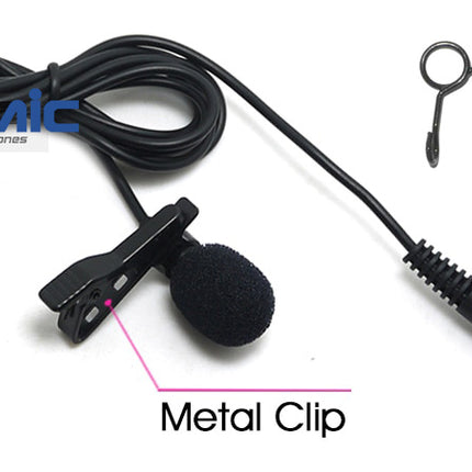 Lavalier Microphone 3 5mm Famale-Screw Jack(Sennheiser Compatible) Mono