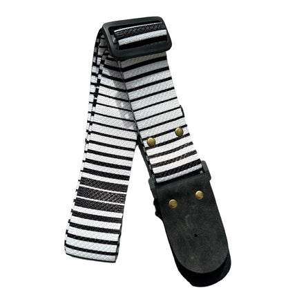 Zebra Desenli Tasarım Gitar Askısı